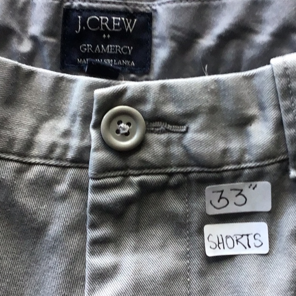 J crew Gramercy shorts very good condition size 33